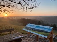 Sonnenaufgang im Almetal © Touristikzentrale Paderborner Land / N. Pinke